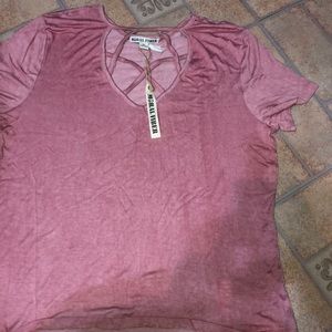 Moral Fiber Cross Strap Shirt